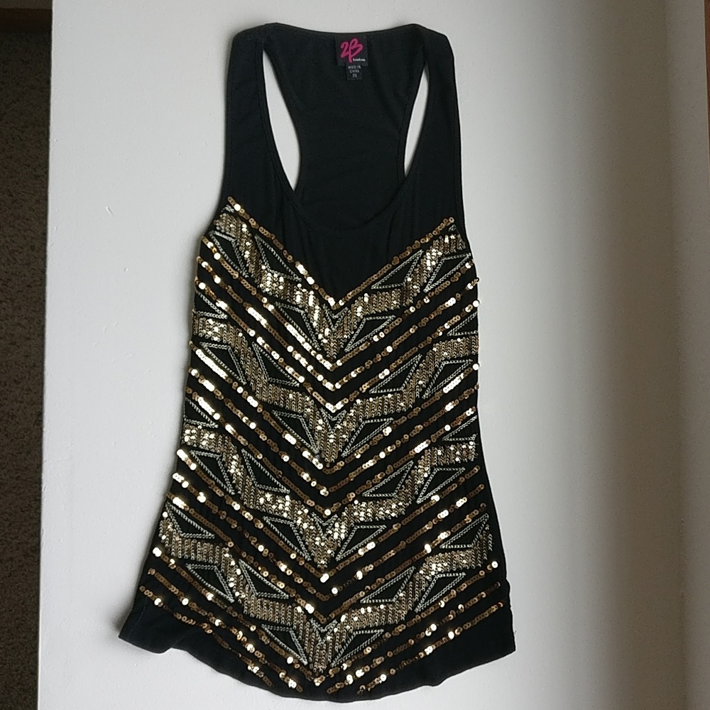 3/$20🎈 Bebe 2b sequin top